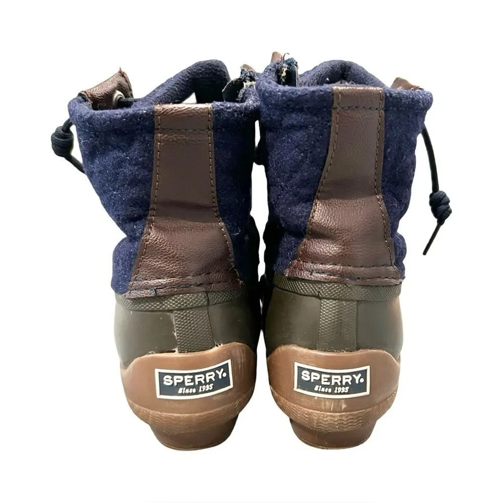 Sperry Classic Quilted Wool Rubber Duck Boots Women’s 7.5